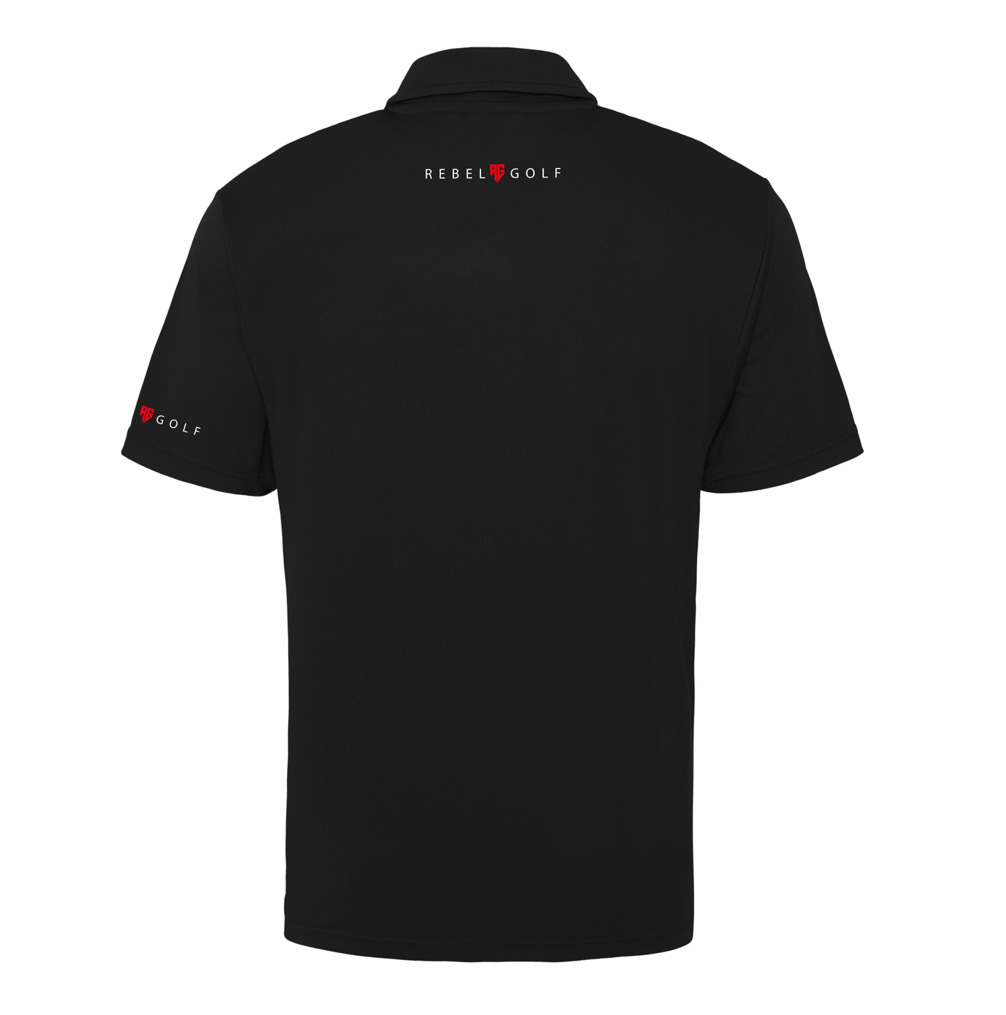 Oblique Polo Shirt - Liquorice/Tiger Red/Ice