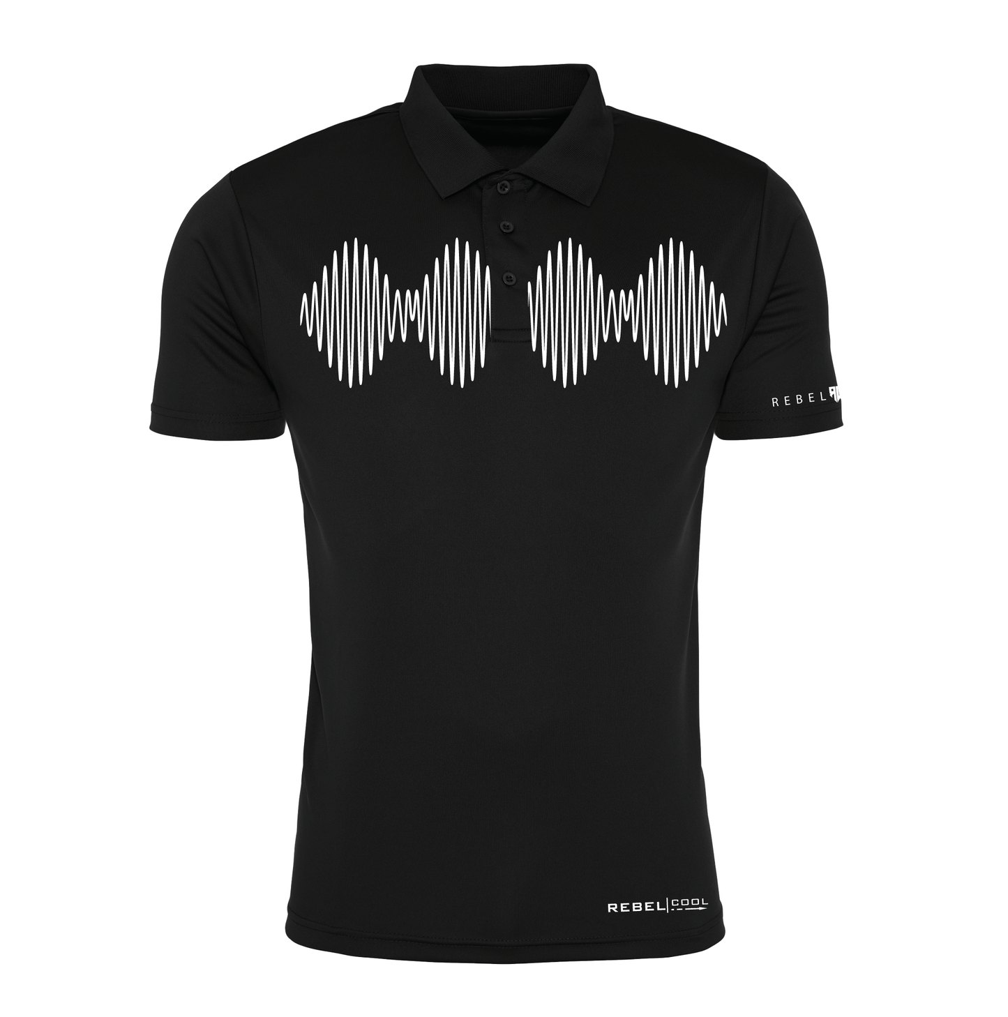 Shockwave Polo Shirt - Liquorice/Ice