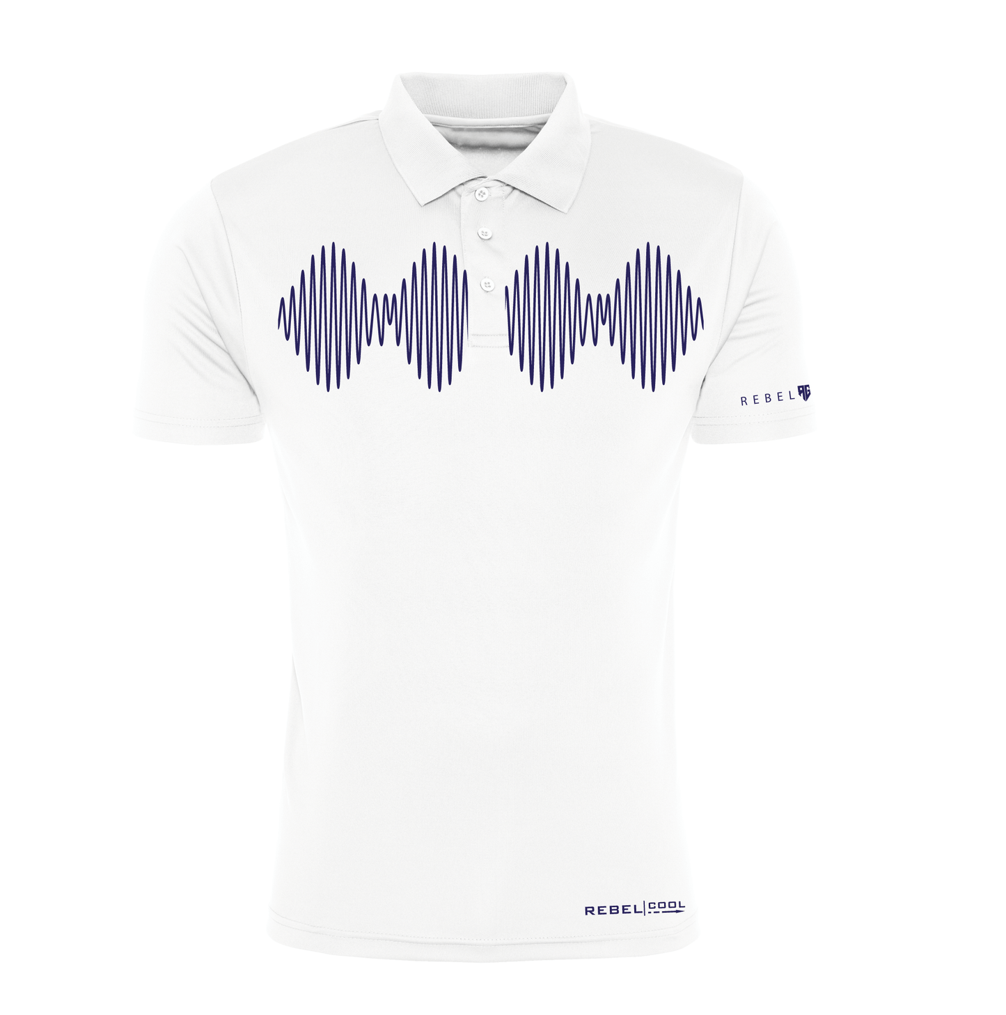 Shockwave Polo Shirt - Ice/Oxford