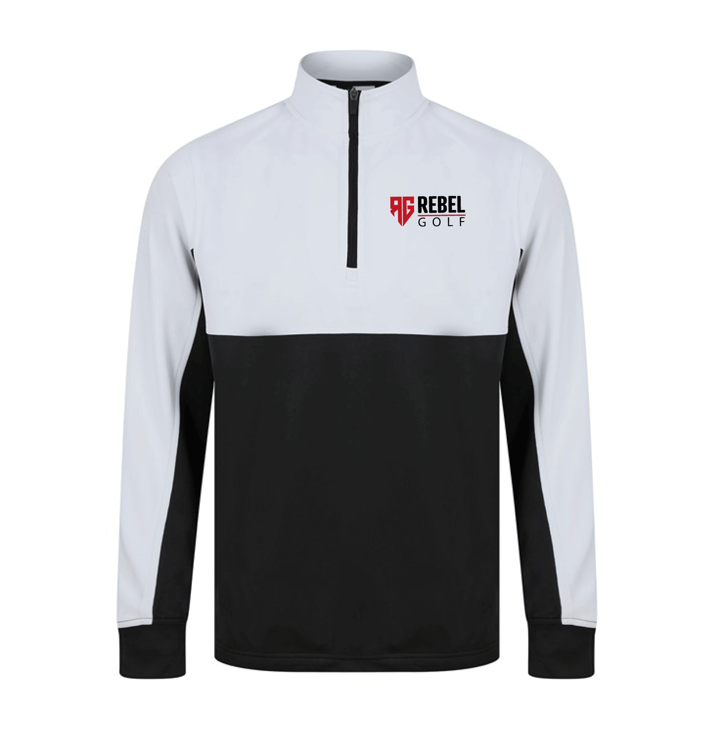 Duel Colourblock Qzip - Ice/Liquorice