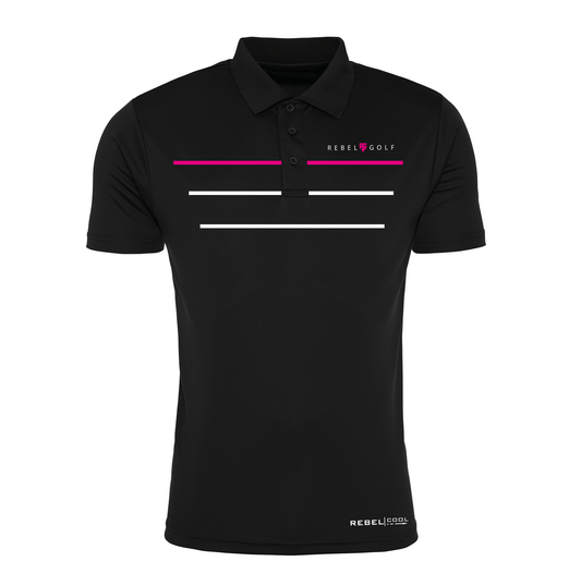Latitude Polo Shirt - Liquorice/Ice