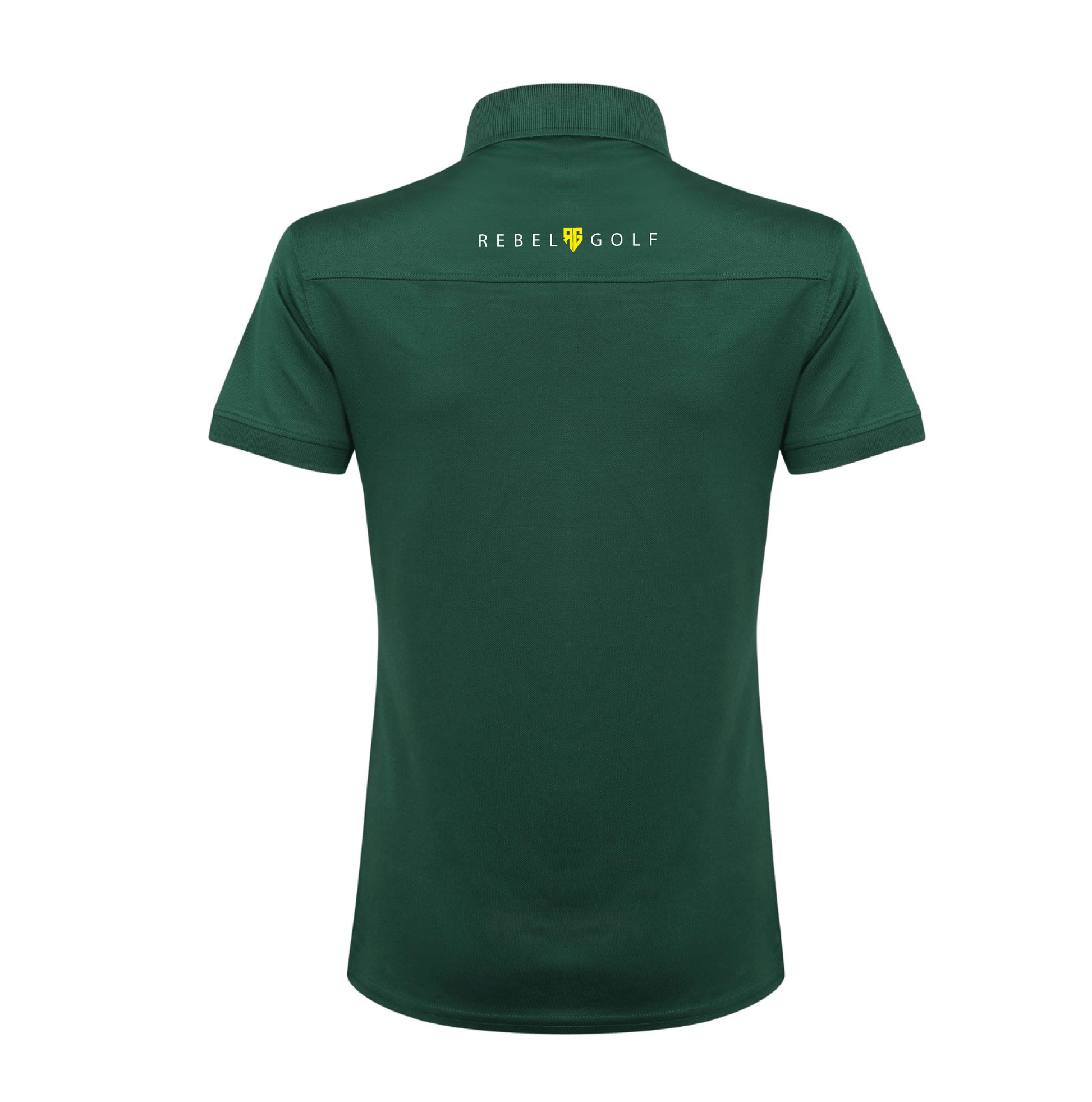 The Rebel Line Womens Polo Shirt Masters Green Lemon Ice Rebel Golf