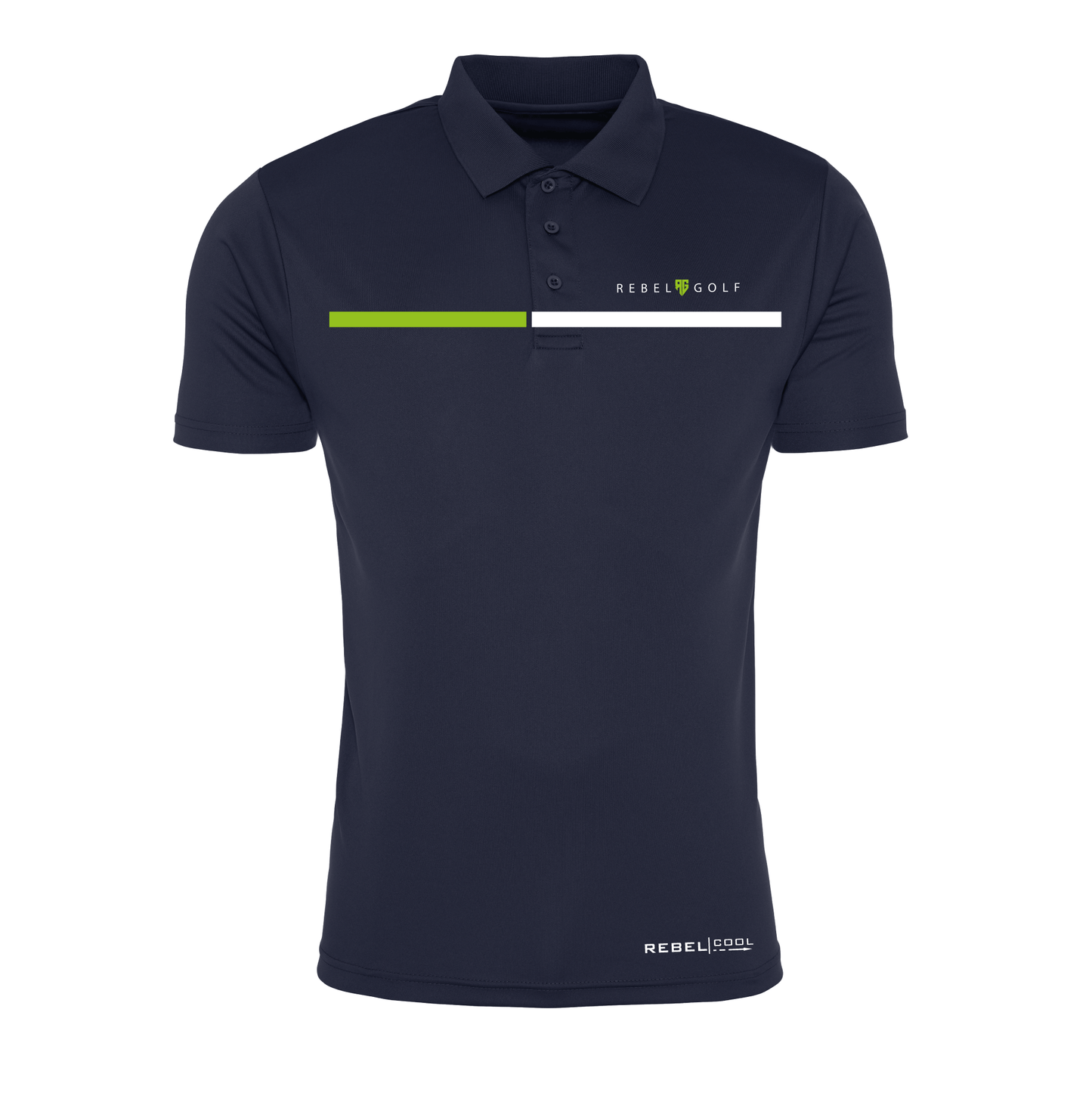 The Rebel Line Polo Shirt - Oxford/Lime Zest/Ice