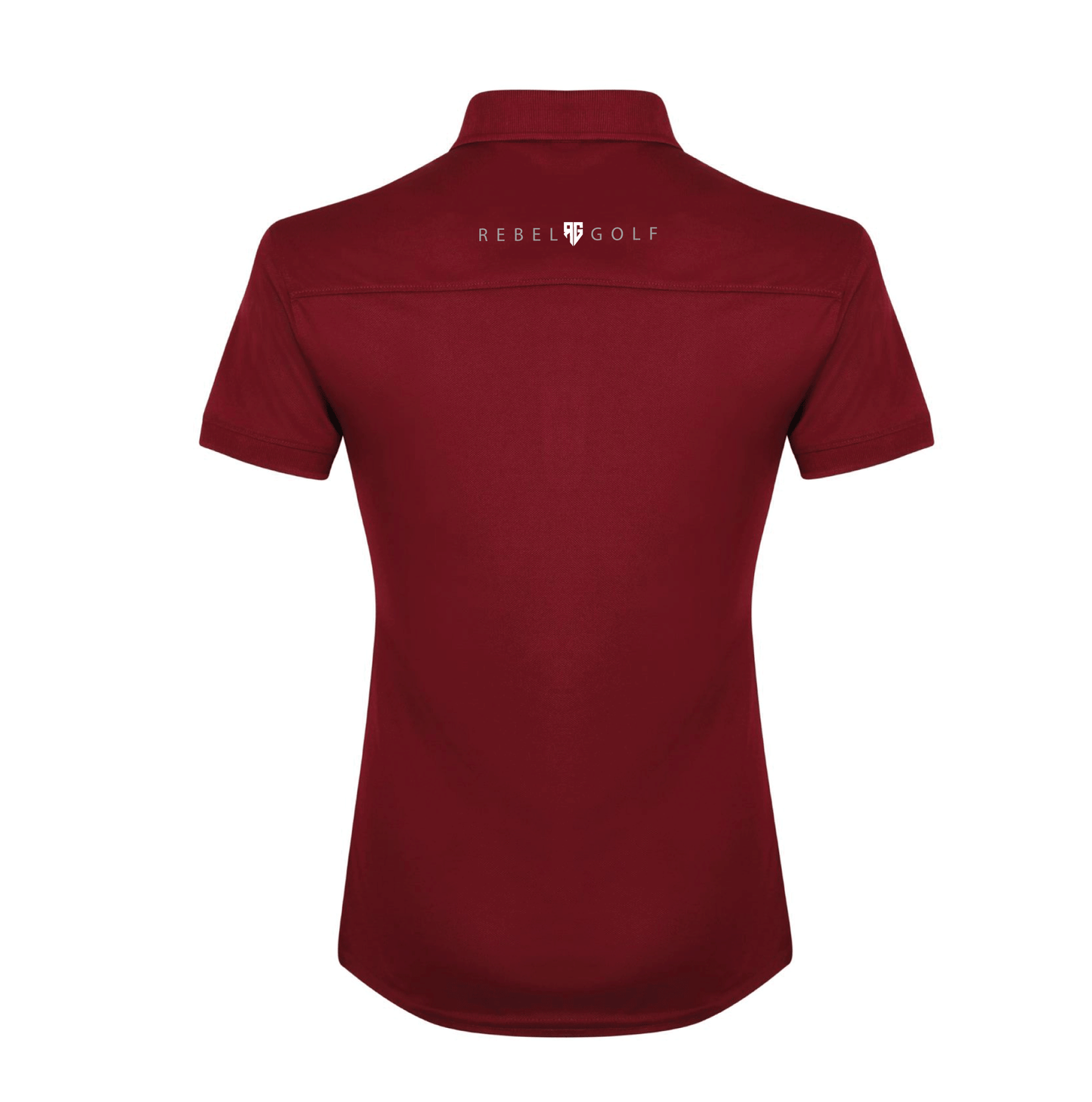 The Rebel Line Womens Polo Shirt - Wine/Ice/SealSkin