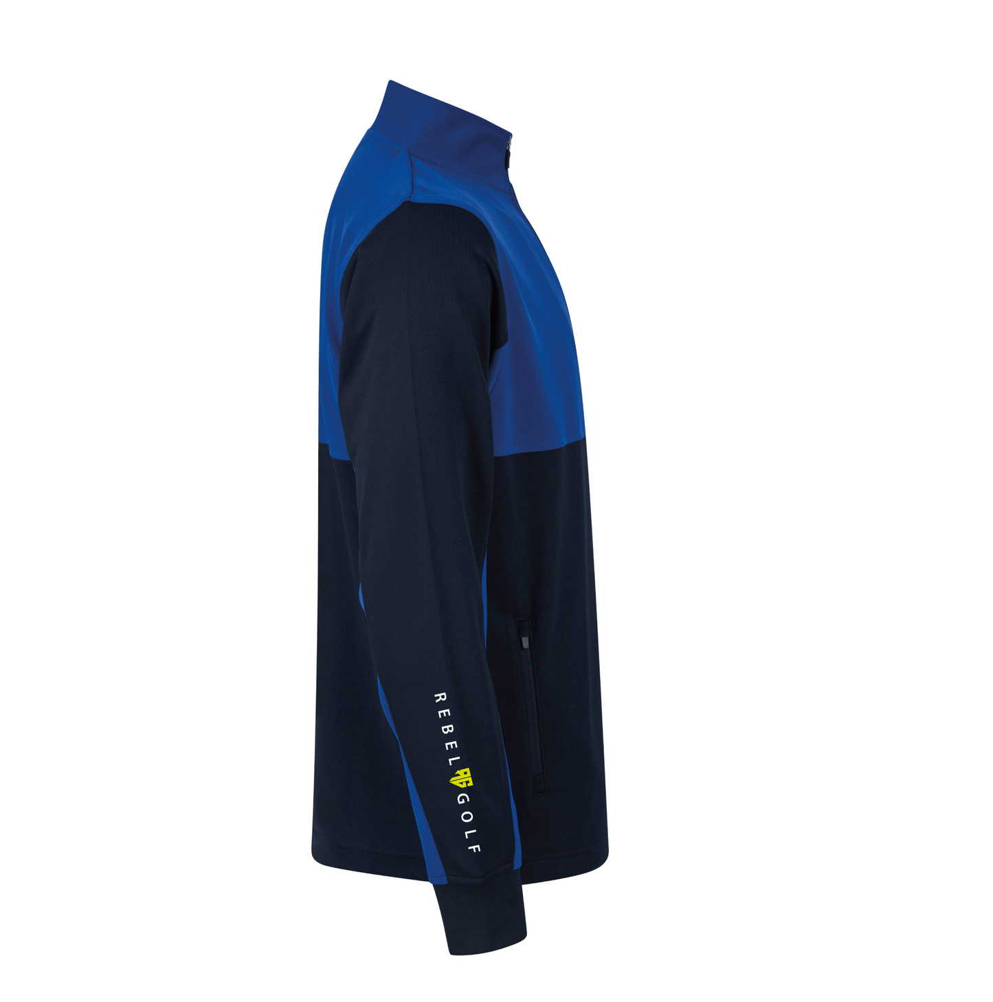 Duel Colourblock Qzip - Cobalt/Oxford