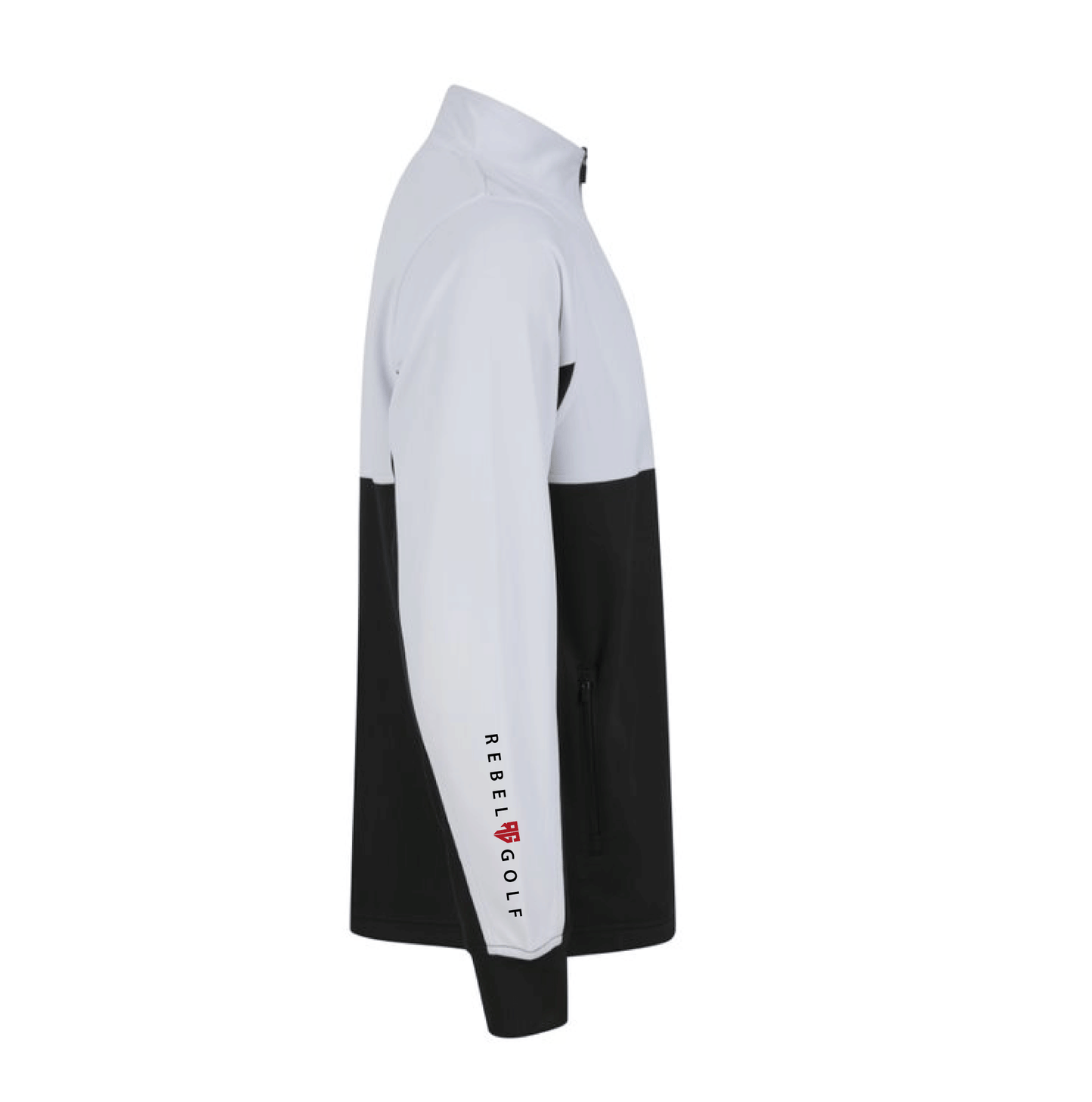 Duel Colourblock Qzip - Ice/Liquorice